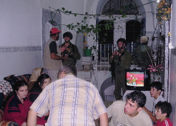Soldiers in our neighbours house