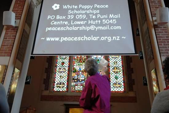 White Poppy Peace Scholarships launch